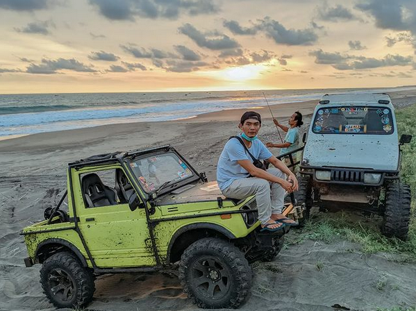 Offroad Pantai Karang Gantung - ujung genteng